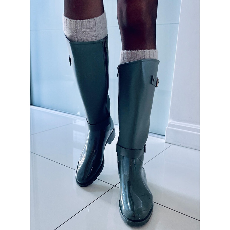 BM Split Green Riding Boots 2