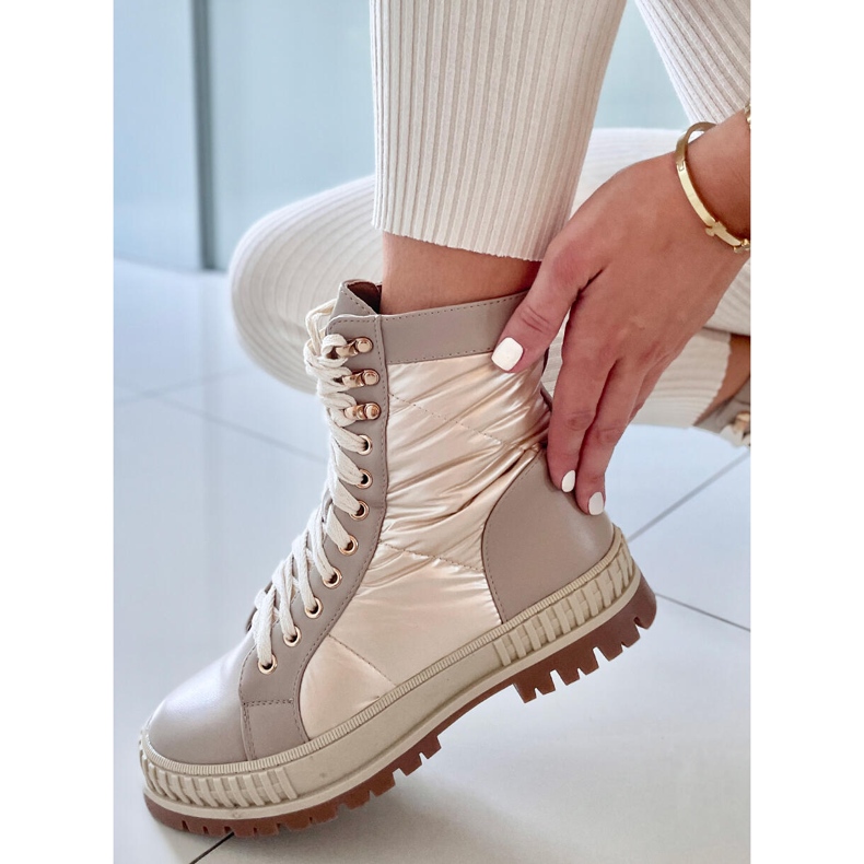 BM Aileen Beis lace-up sneakers beige 1 BM Aileen Beis lace-up sneakers beige 1