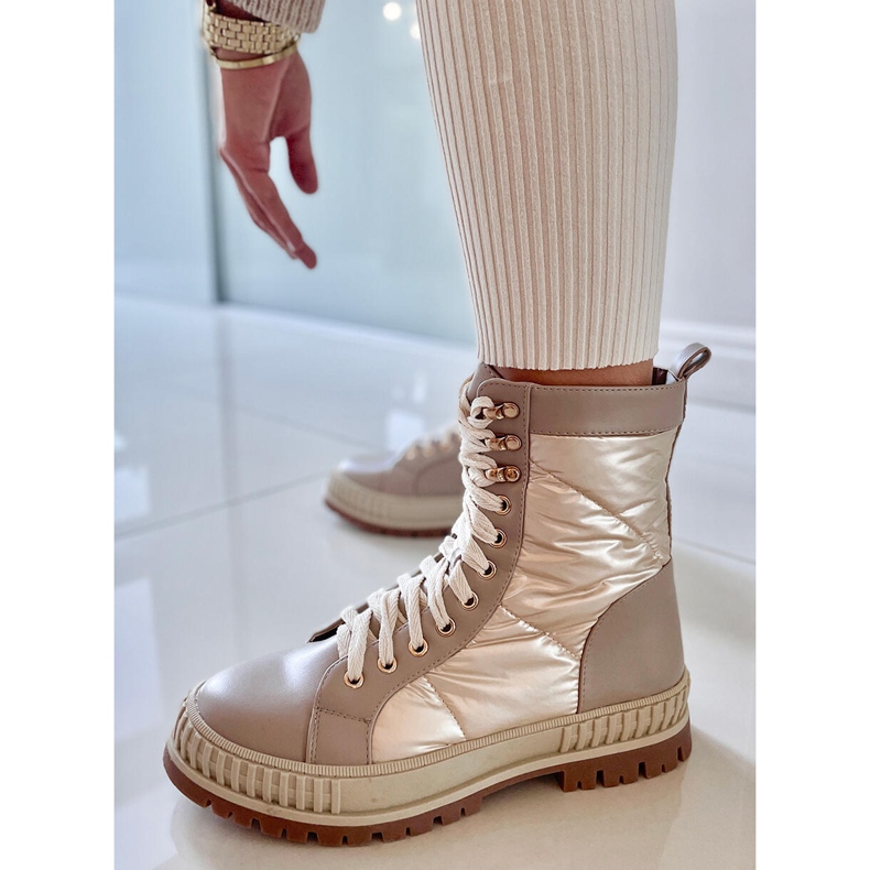 BM Aileen Beis lace-up sneakers beige 2 BM Aileen Beis lace-up sneakers beige 2