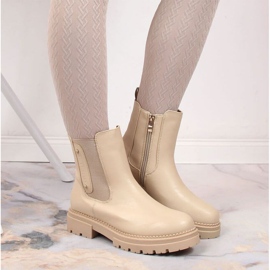 Warm Jodhpur boots Laura La.Fi W PMR21 beige 2