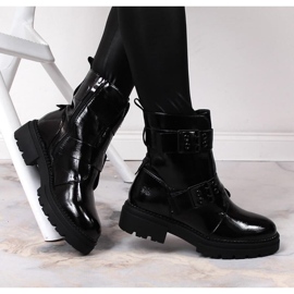 Boots with buckles insulated Laura La.Fi W PMR24A black 2