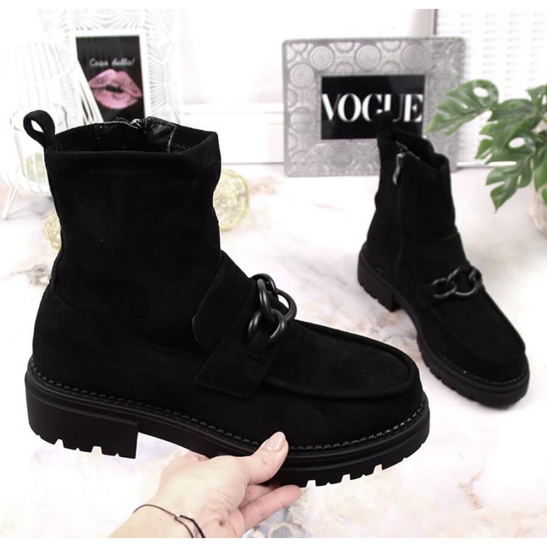 Laura La.Fi PMR26 Suede Insulated Boots black 1