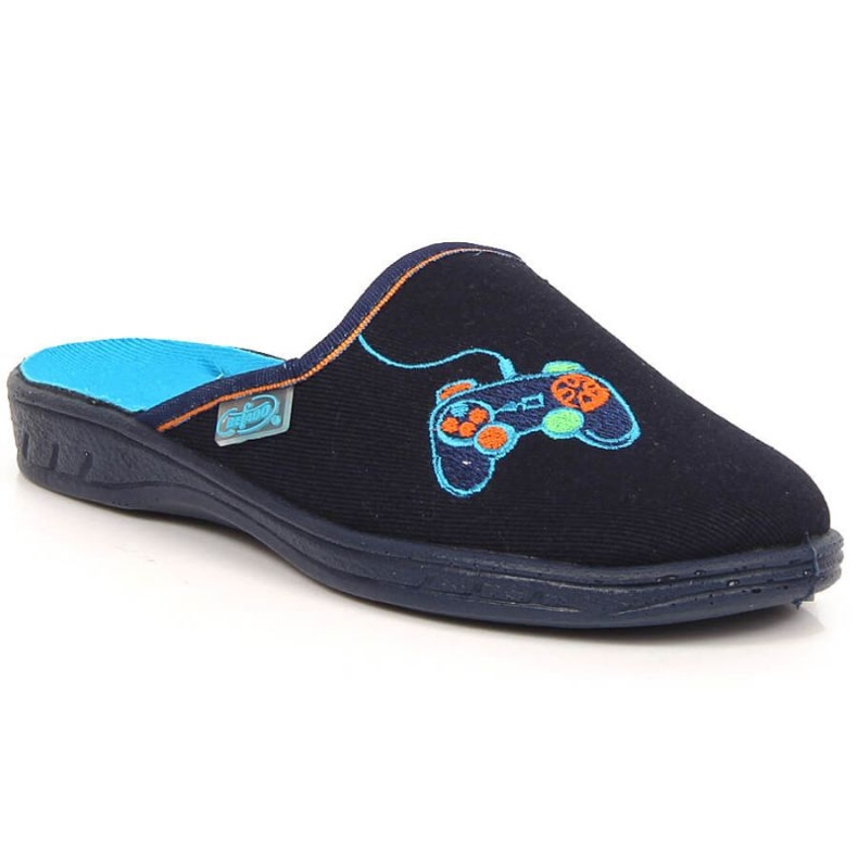 Befado Jr BEF40B home slippers navy blue 2