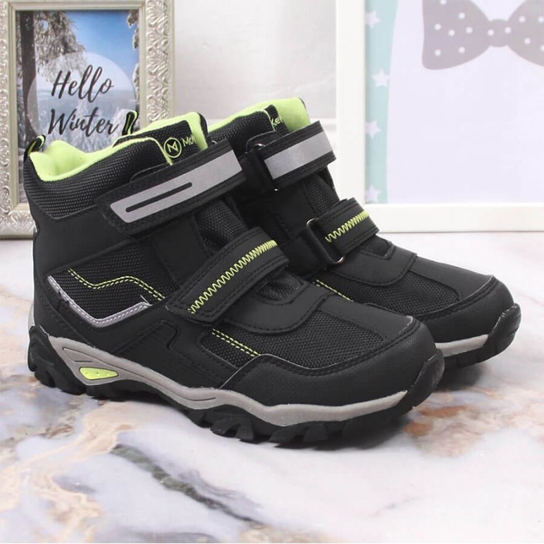 Masita Velcro insulated boots McKeylor Jr JAN171 black 2