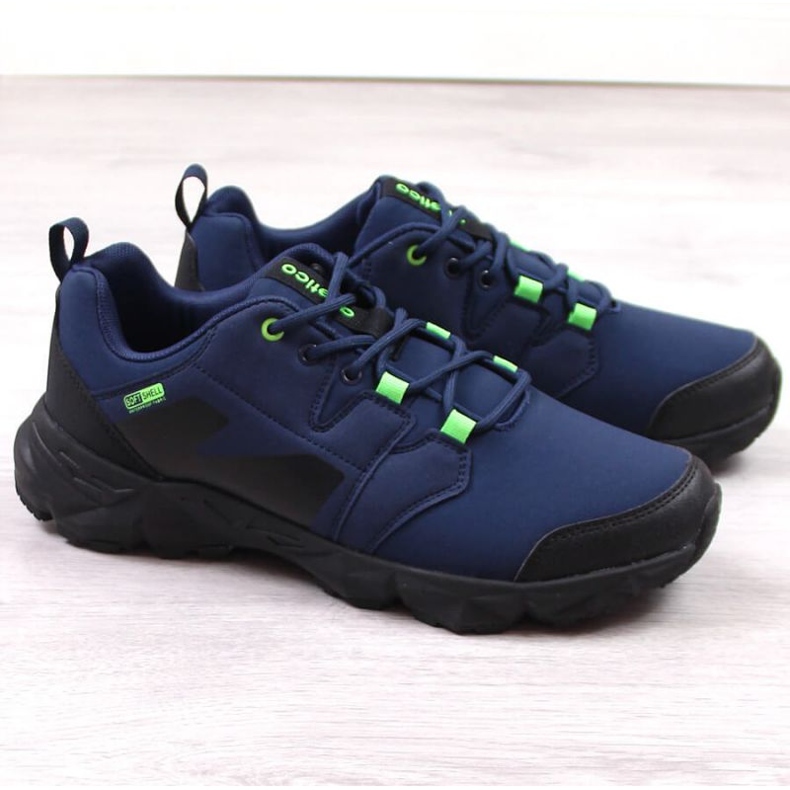 Atletico M ATC445 waterproof trekking shoes navy blue 1 Atletico M ATC445 waterproof trekking shoes navy blue 1