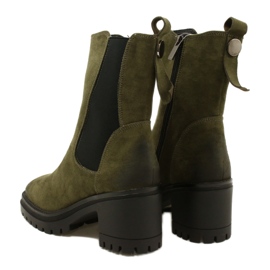 Vinceza Women's Suede Ankle Boots, Green 3 Vinceza Women's Suede Ankle Boots, Green 3