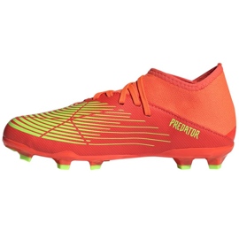Adidas Predator Edge.3 Fg Jr GW0980 football shoes oranges and reds 1