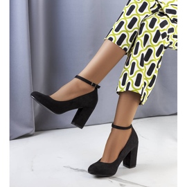 PA1 Black pumps with a belt from Norrie 2