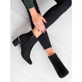 Goodin Stylish suede boots black 1