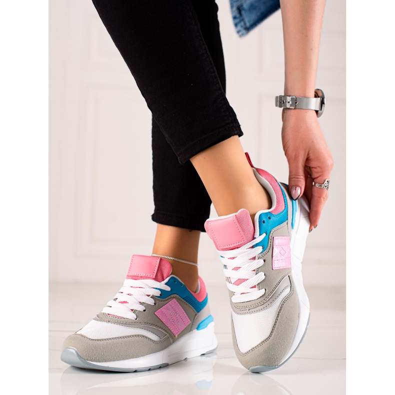 TRENDI Casual Sport Shoes beige multicolored 1 TRENDI Casual Sport Shoes beige multicolored 1