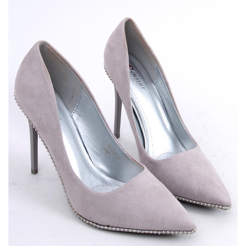 Elegant women's pins Linor Gray grey 1
