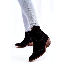 Women's boots in the Lewski Spitz 3236 Black 4