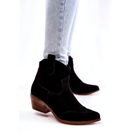 Women's boots in the Lewski Spitz 3236 Black 2