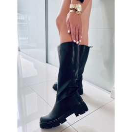 BM Powell Black women's riding boots 1