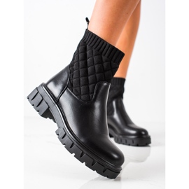 Seastar Comfortable boots with a sock black 2