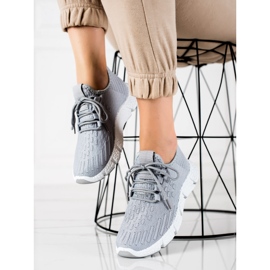 SHELOVET Gray sports sneakers grey 1 SHELOVET Gray sports sneakers grey 1