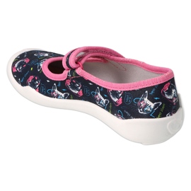 Befado children's shoes 114Y497 navy blue pink multicolored 2