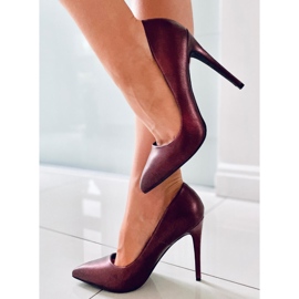 Leda Red women's high heels 1