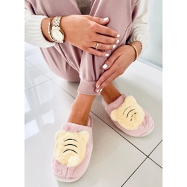 BM Women's slippers Pearl Pink yellow 1