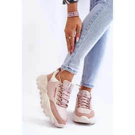 Women's Platform Sneakers Cross Jeans KK2R4072C Nude pink 1