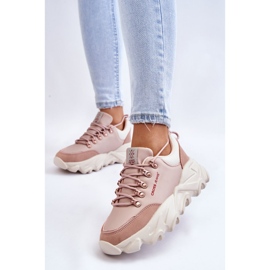 Women's Platform Sneakers Cross Jeans KK2R4072C Nude pink 2