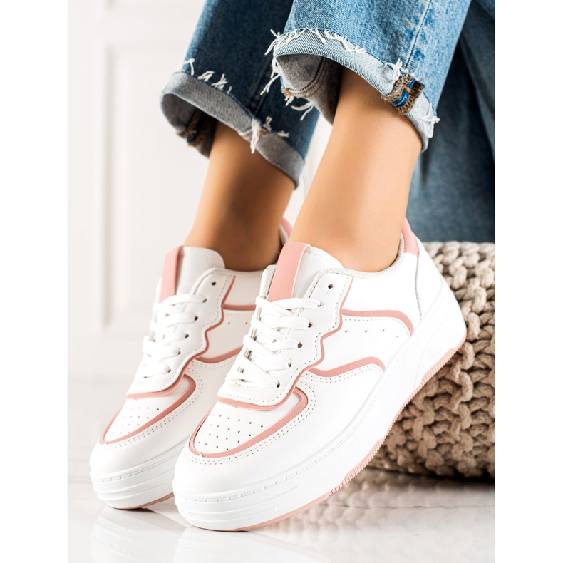 Weide Comfortable Casual Sneakers white 2