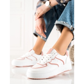 Weide Comfortable Casual Sneakers white 1