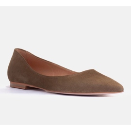 Marco Shoes Subtle ballerinas khaki green 1