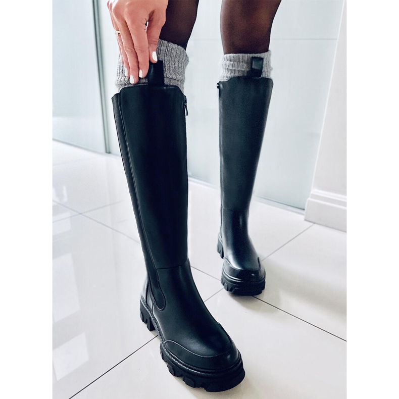 PA1 Booties with elastic uppers from Roberts Black 2