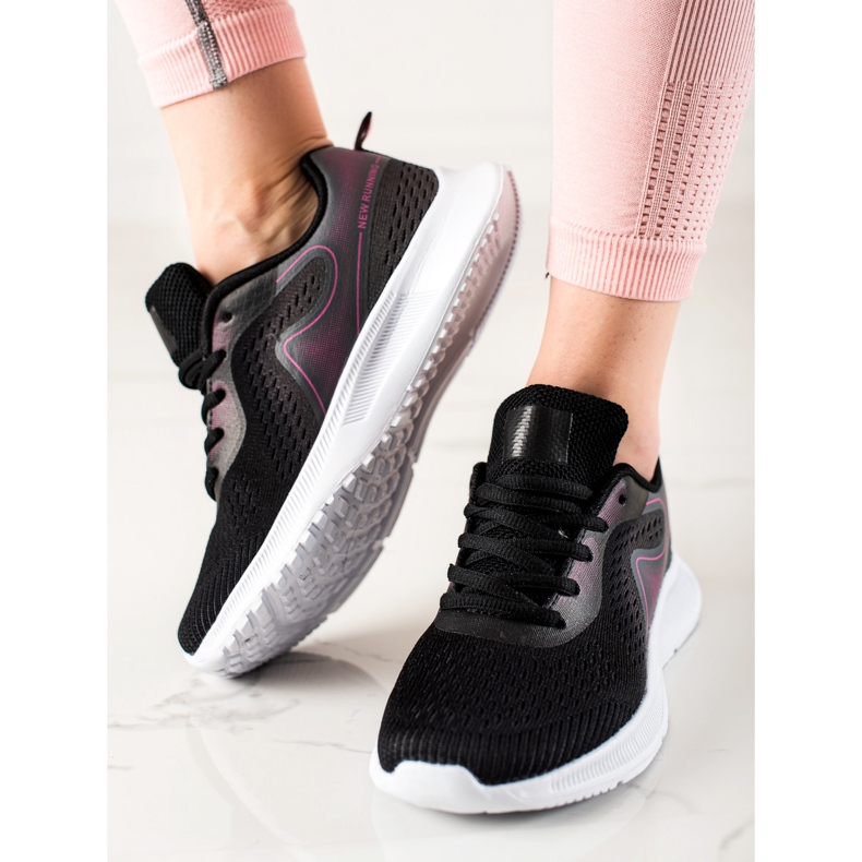 TRENDI Stylish sports sneakers black 1