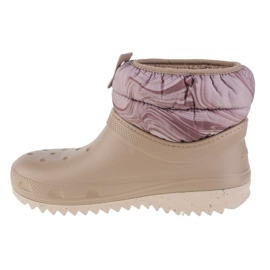 Crocs Classic Neo Puff Shorty Boot 207311-195 beige 1