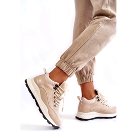 PA1 Women's Warm Trekking Shoes Trappers Light Beige Otto 4