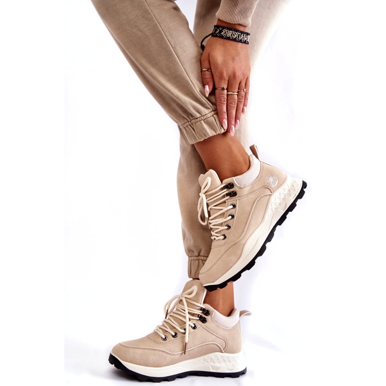 PA1 Women's Warm Trekking Shoes Trappers Light Beige Otto 1 PA1 Women's Warm Trekking Shoes Trappers Light Beige Otto 1