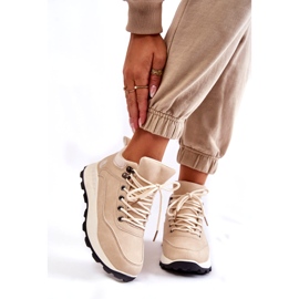 PA1 Women's Warm Trekking Shoes Trappers Light Beige Otto 2 PA1 Women's Warm Trekking Shoes Trappers Light Beige Otto 2