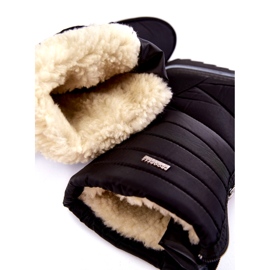 Women's Light, insulated snow boots Progress PROGJ-22-129 Black 5