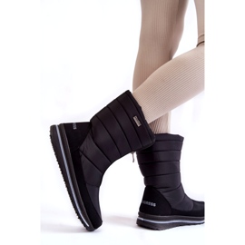 Women's Light, insulated snow boots Progress PROGJ-22-129 Black 2