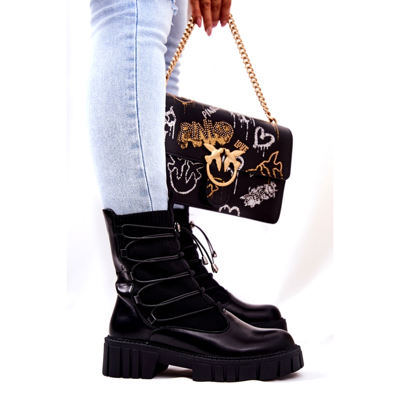 Women's boots with Basido Basido sock black 5 Women's boots with Basido Basido sock black 5