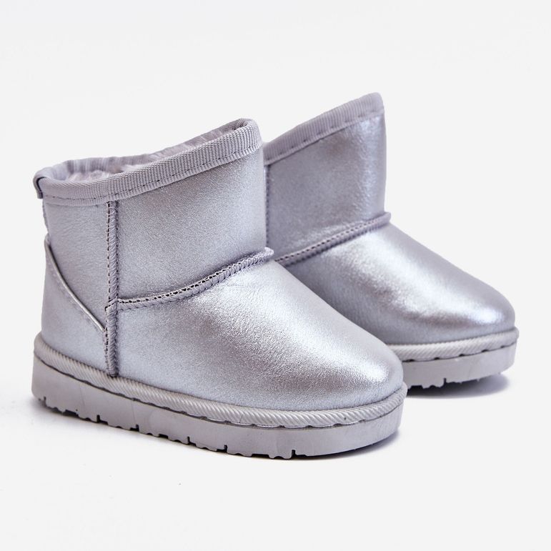 FRROCK Warm Children's Silver Snow Boots Scooby grey 1 FRROCK Warm Children's Silver Snow Boots Scooby grey 1