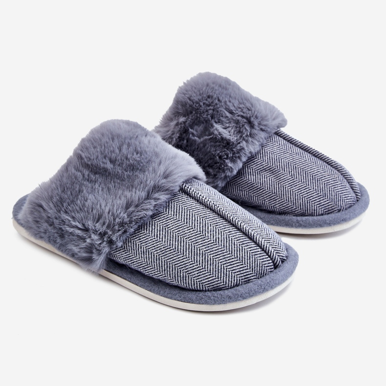 Men's Insulated Slippers Navy Blue Marcus 1