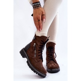 Suede Insulated Boots Laura Messi 2508 Brown 1
