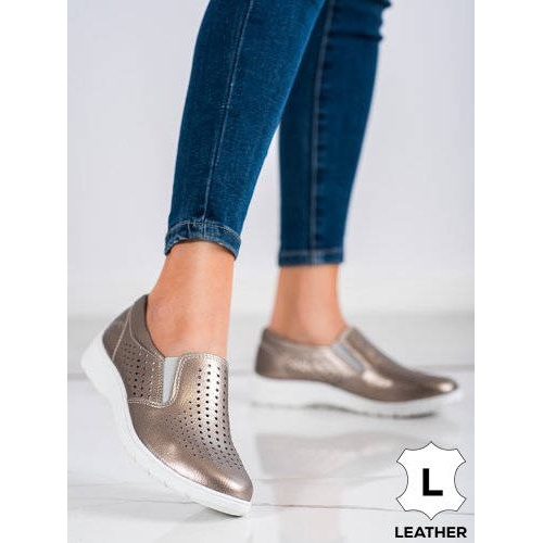 Kylie Golden leather shoes 2 Kylie Golden leather shoes 2