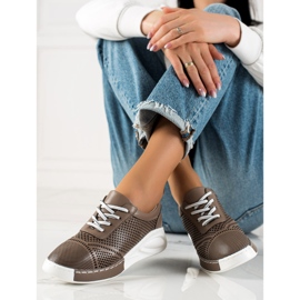 ARTIKER Light Leather Sneakers brown 2