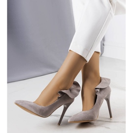 BM Gray frill heels from Jasmis grey 2