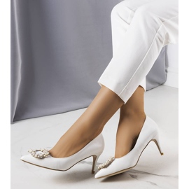BM White high heel pumps from Lukis 1