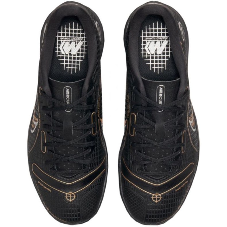 Nike Mercurial Vapor 14 Academy Ic Jr DJ2861-007 football shoes black black 1