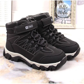 Hiking boots insulated with sheep's wool eVento Jr EVE390 black 2