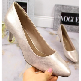 Sergio Leone 1379 shimmering gold low heels golden 1
