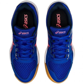 Asics Upcourt 4 W 1072A055 412 volleyball shoes blue, pink blue 1