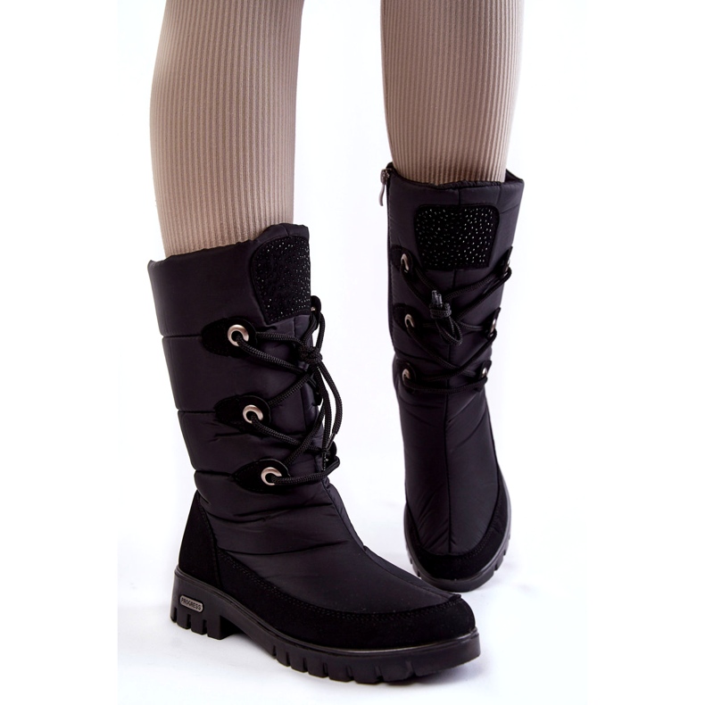High Warm Snow Boots Progress PROGJ-20-07 Black 5