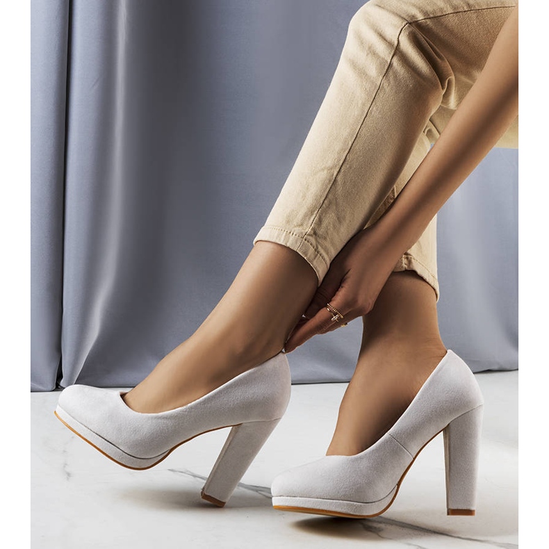 BM Gray heel pumps from Fardi grey 1